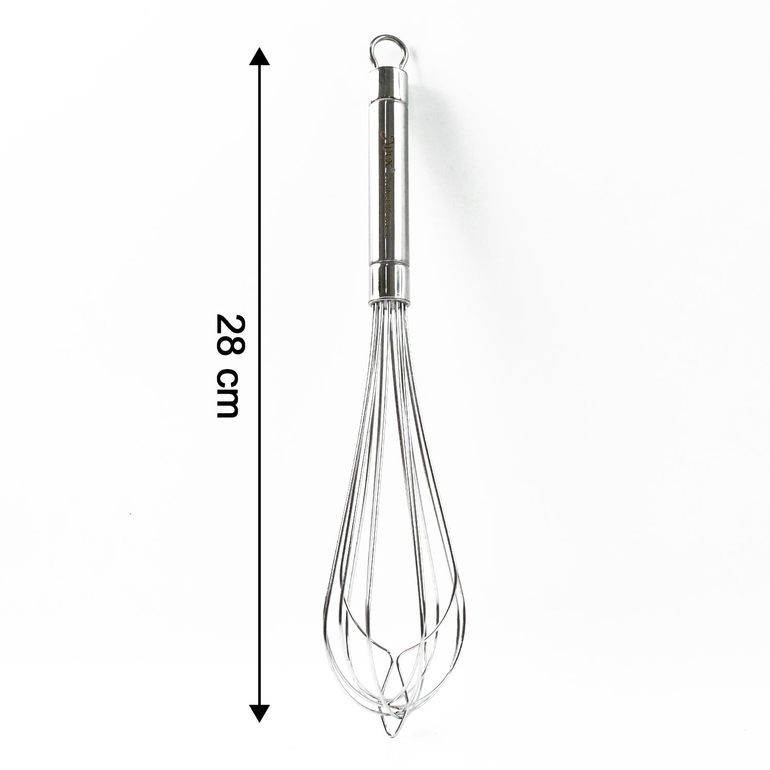 Apex Stainless Steel Medium Hand Whisk (1 Pc) Apex Stainless Steel Medium Hand Whisk (1 Pc)
